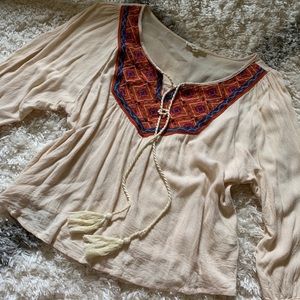 Boho Print Blouse